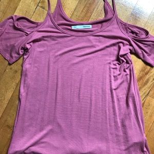 Off the shoulder + tank! Worn once.